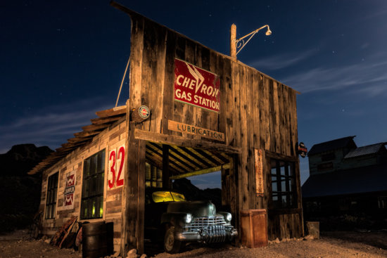 Nelson Ghost Town in El Corado Canyon, Nevada by Anne McKinnell