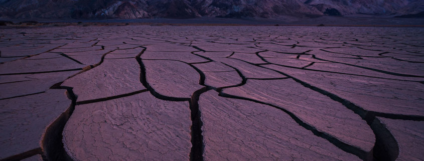 Mud cracks in death valley