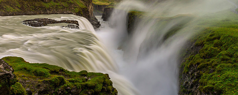 Nature Photography Example from Gulfoss Falls, Iceland