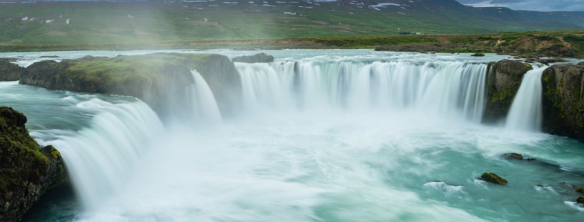 Cover for landscape photography blog post about waterfalls by Jay Patel