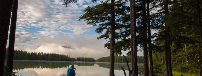 Cover for landscape photography blog article about tripods.