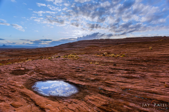 Creating point of interest with nature photography composition at Paige, Glen Canyon Recreational Area, Arizona by Jay Patel