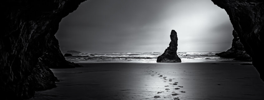 Black and White Landscape Photography from Bandon, Oregon by Craig McCord